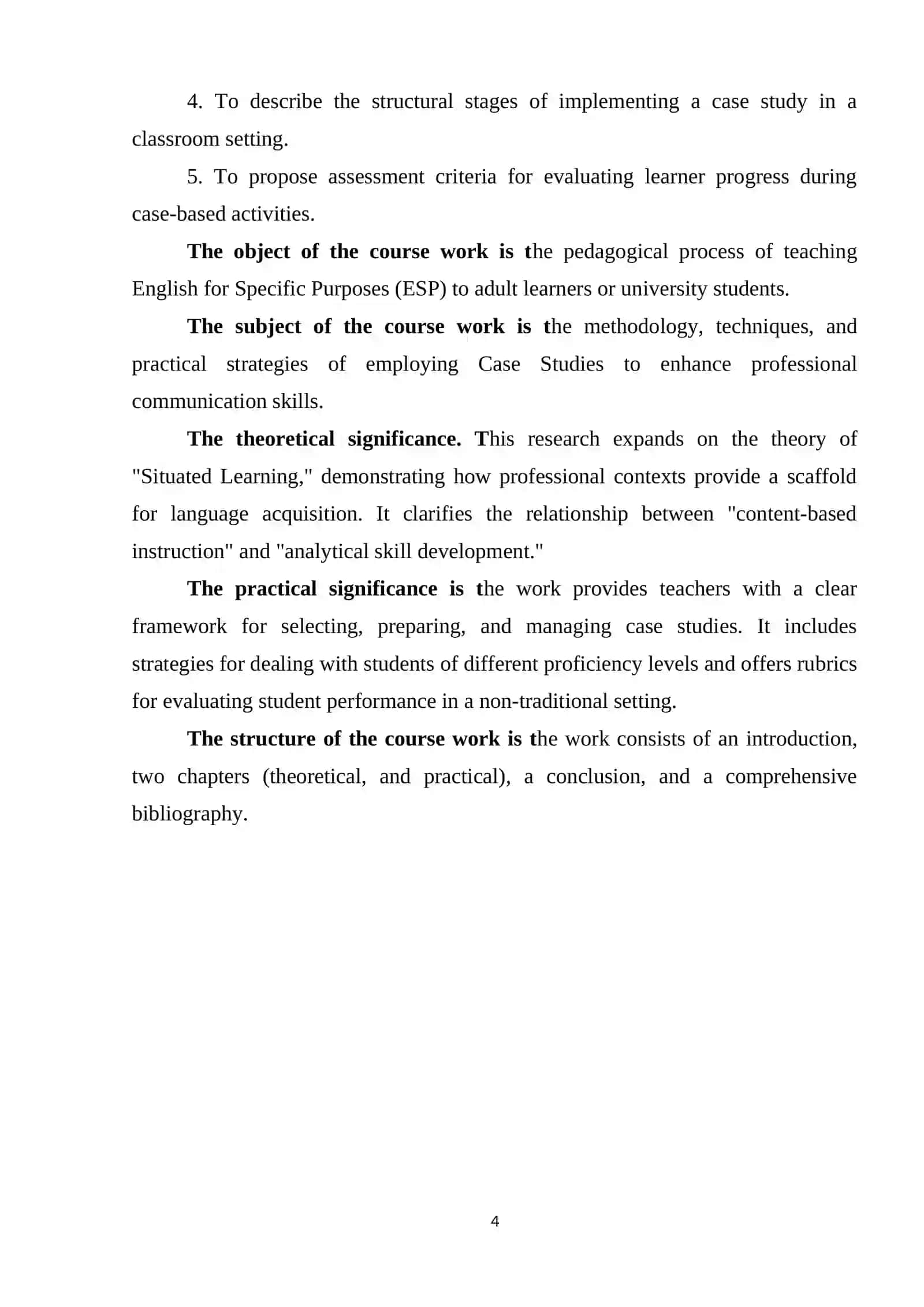 USING CASE STUDIES IN ESP TEACHING 4