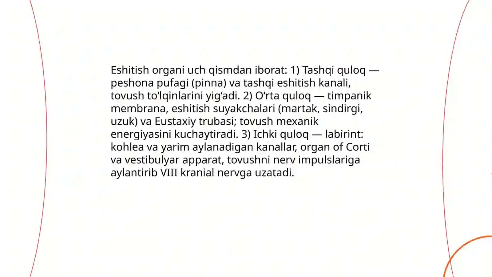 Kòrish va eshitish sezgisi 4