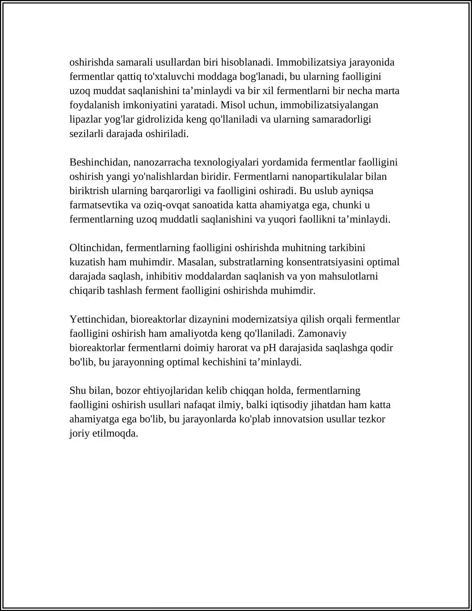 FERMENTLARNI FAOLLIGINI BOSHQARISH 4