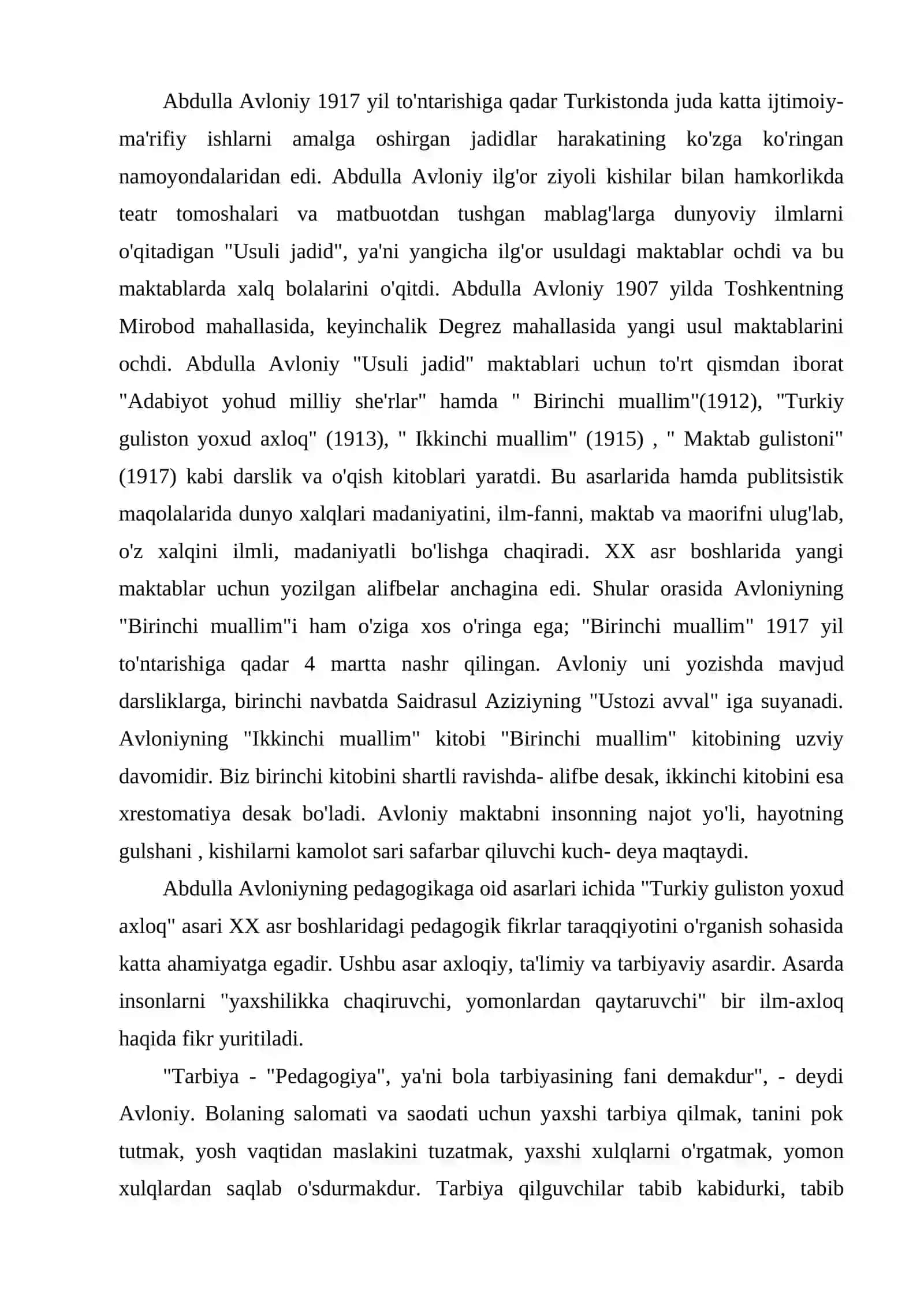 Abdulla Avloniyning komil inson haqidagi qarashlari 4
