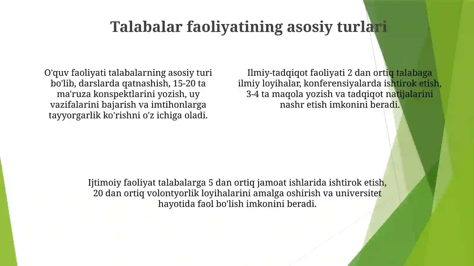 Akademik ko'nikmalarning talabalar faoliyatidagi ahamiyati va dolzarbligi 4