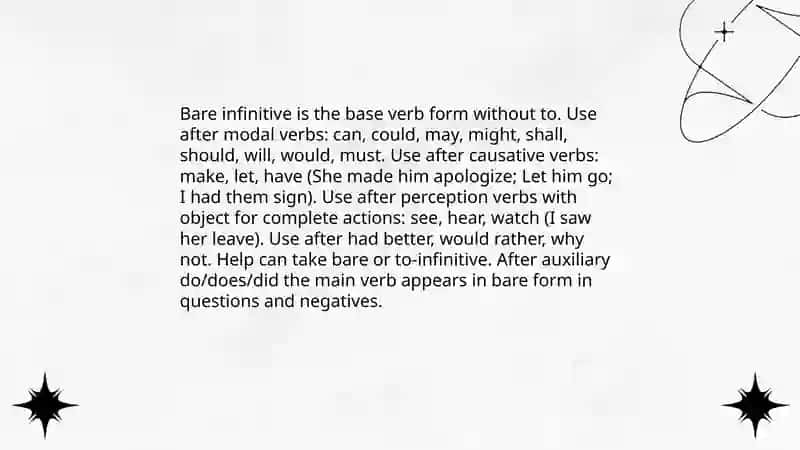 Infinitive and gerund 4