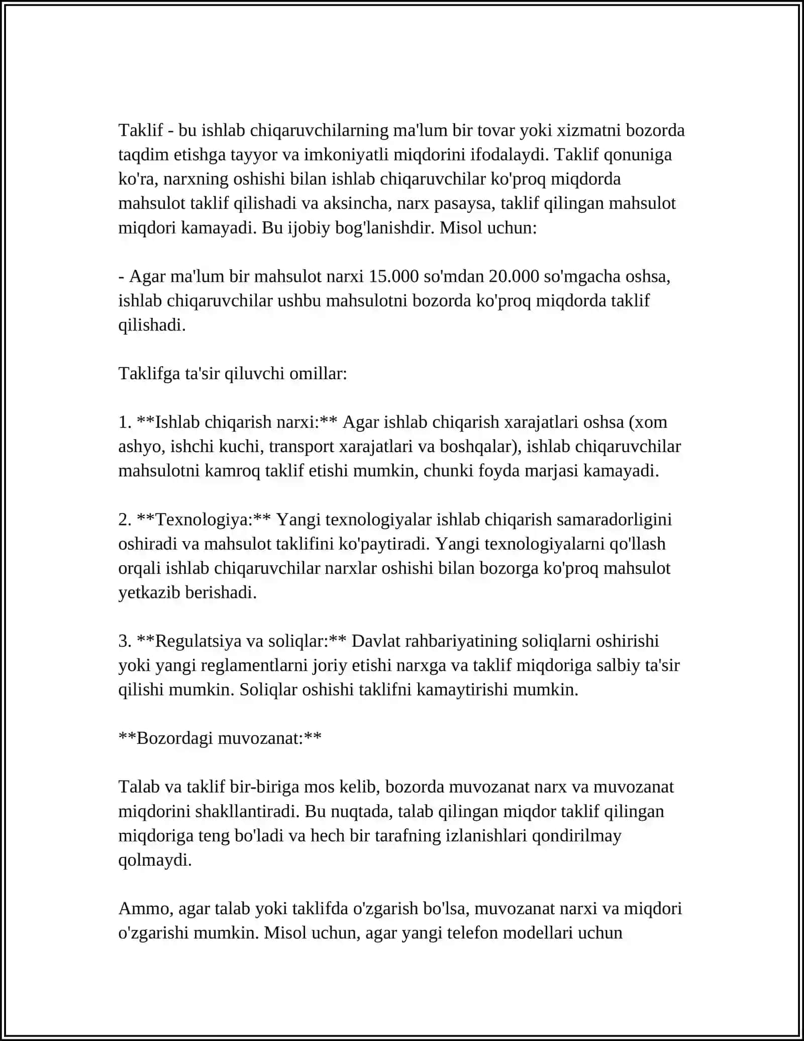 YALPI TALAB YALPI TAKLIF MODELI 4