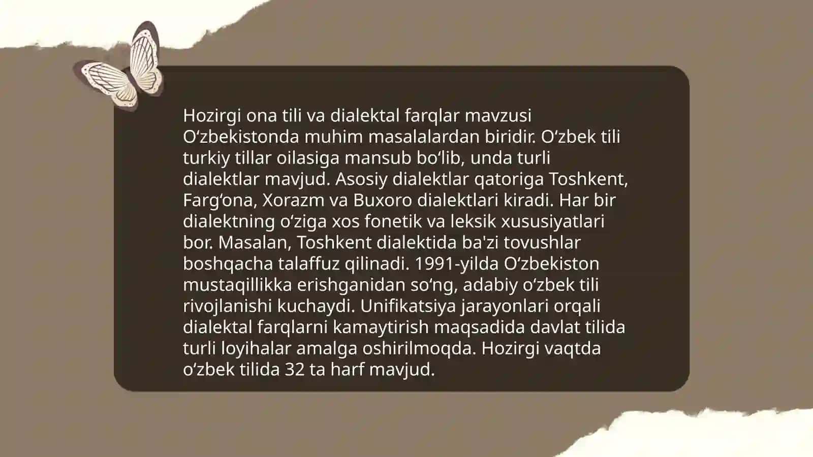 Hozirgi ona tili leksikasining ijtimoiy-dialektal tarkibi 4