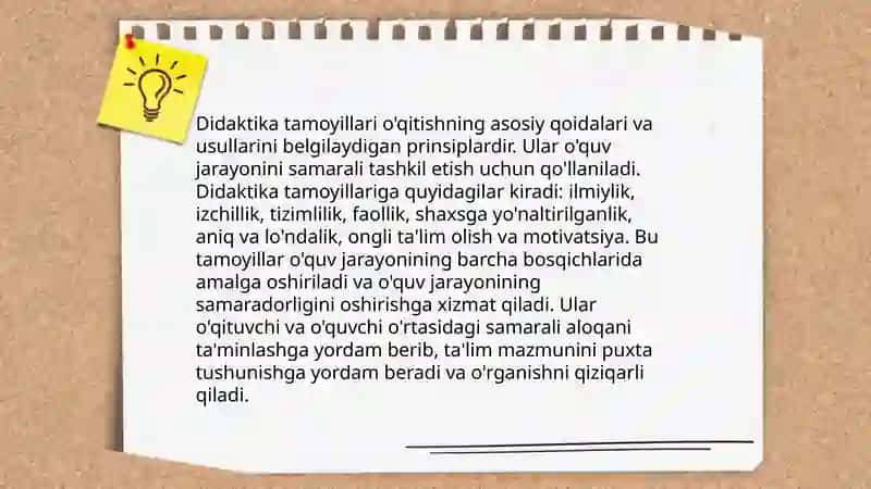 Didaktika tamoyillari 4