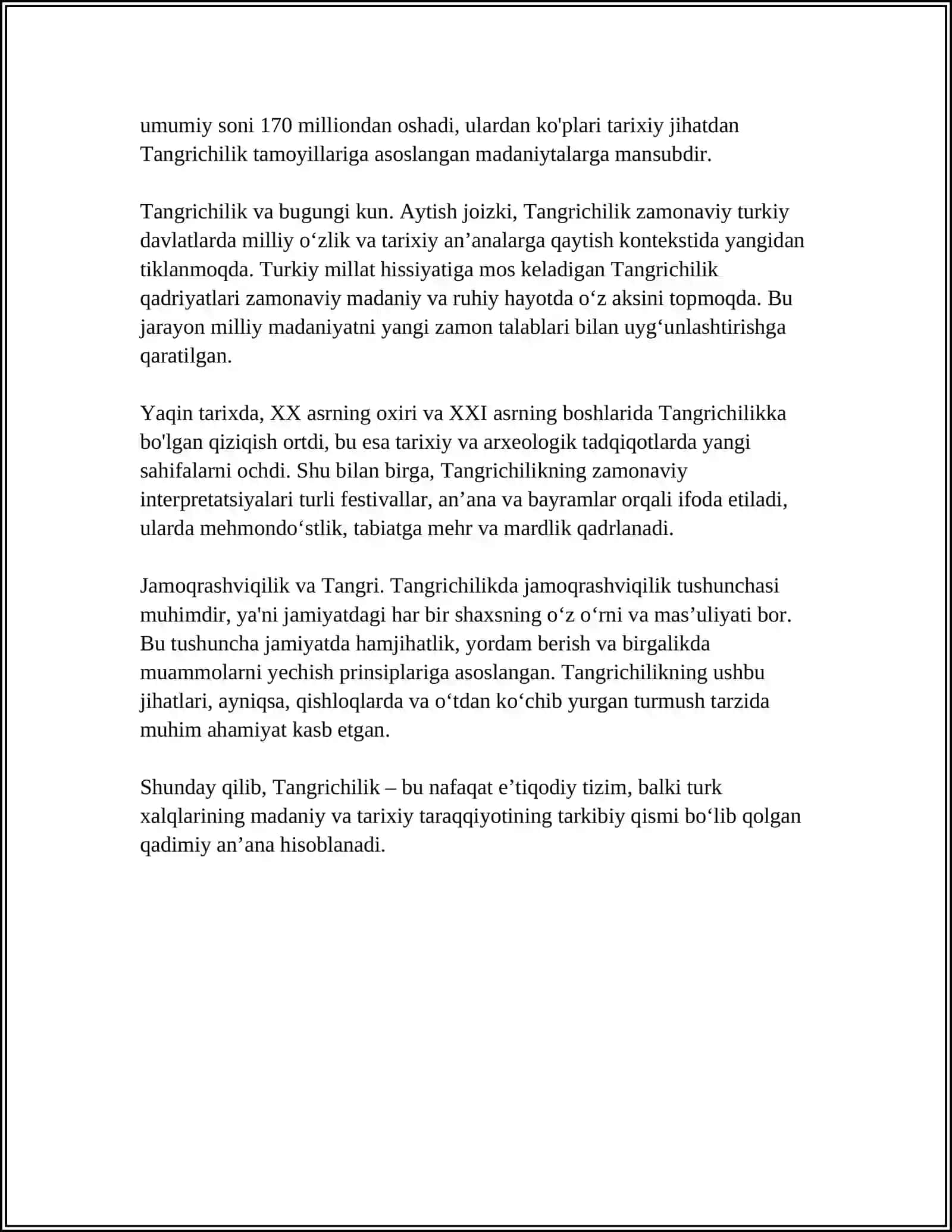 Tangrichilik Eʼtiqodi va Zardushtiylik Taʼlimoti 4