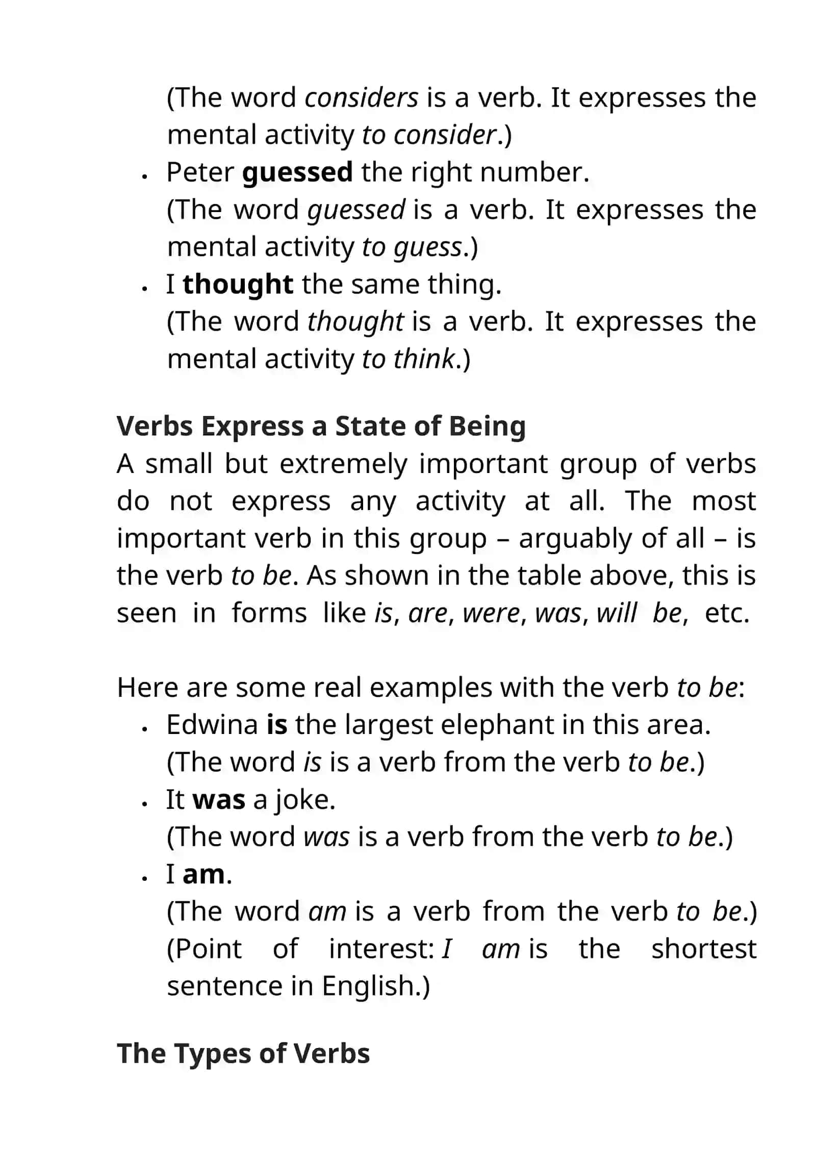 What Are Verbs? 4