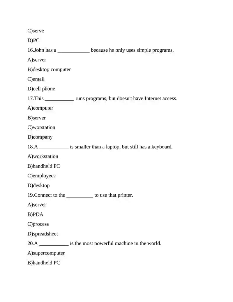 Information Technology Basics 4