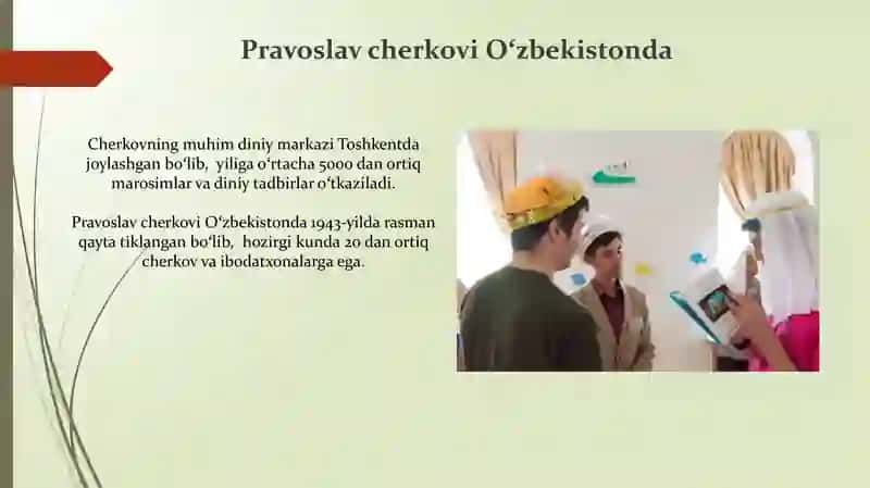 O’zbekistonda faoliyat yuritadigan diniy tashkilotlar 4