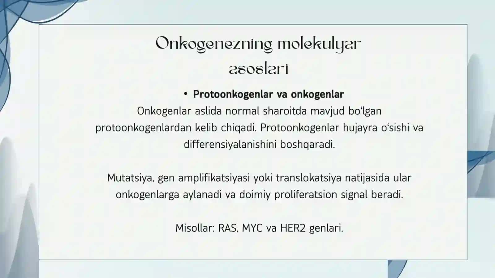 Onkogenez 4