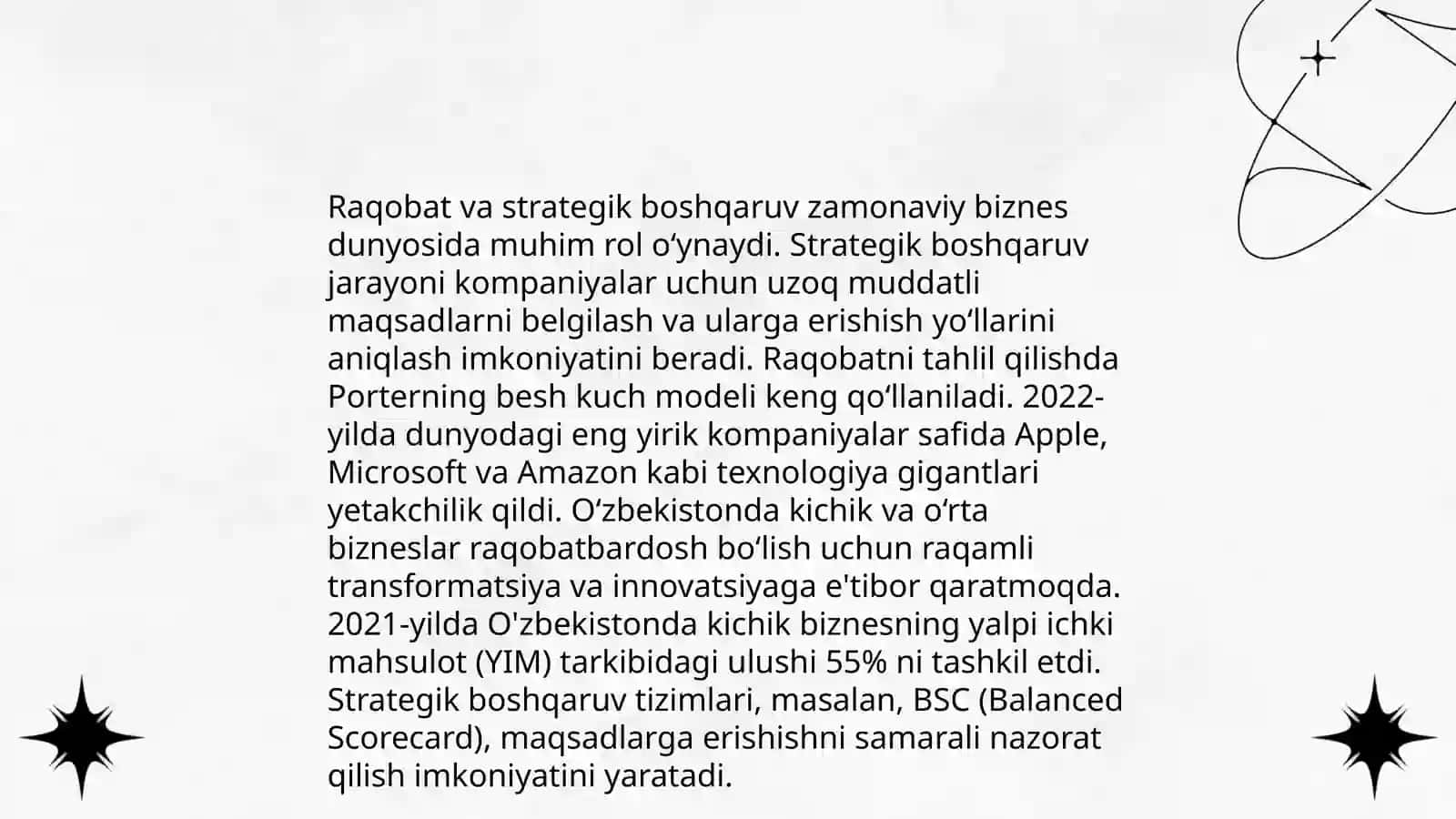 Biznes boshqarishda nazariy asoslar 4