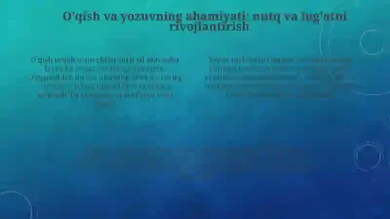Boshlang'ich ta'limda matn bilan ishlashning maqsad va vazifalari 4