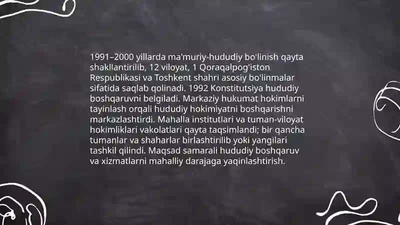 Mustaqillik yillarida davlat boshqaruvi tizimida amalga oshirilgan asosiy islohotlar 4