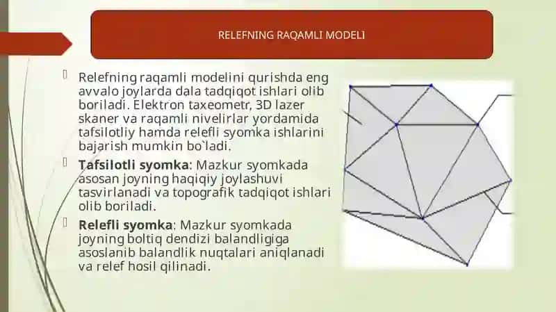 Joy relyefini raqamli modeli 4