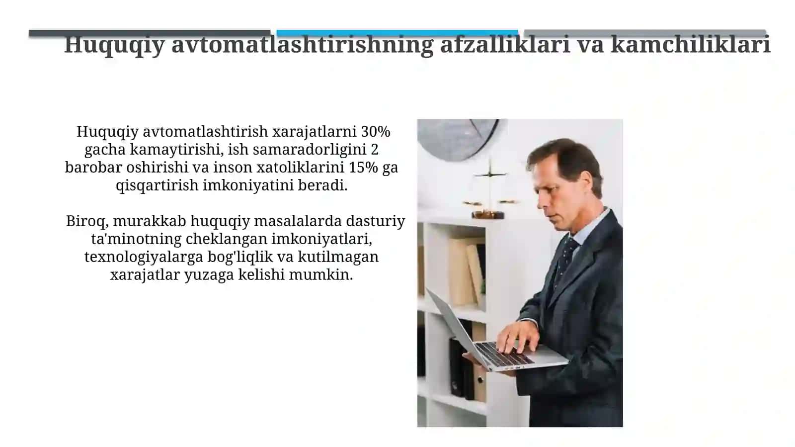 Huquqiy faoliyatda avtomatlashtirish 4