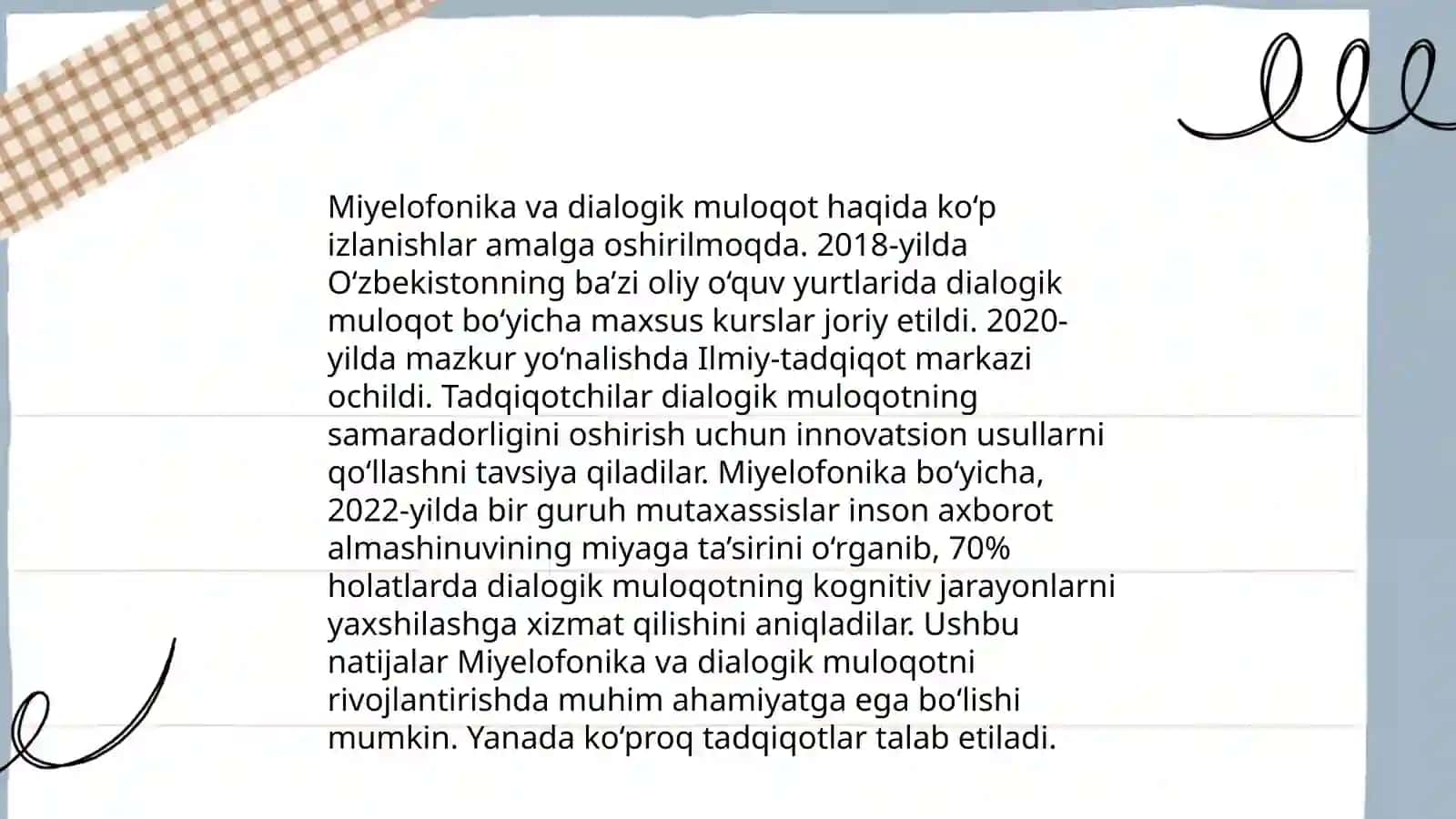 Muloqotda faoliyatning o'zaro bog'liqligi 4