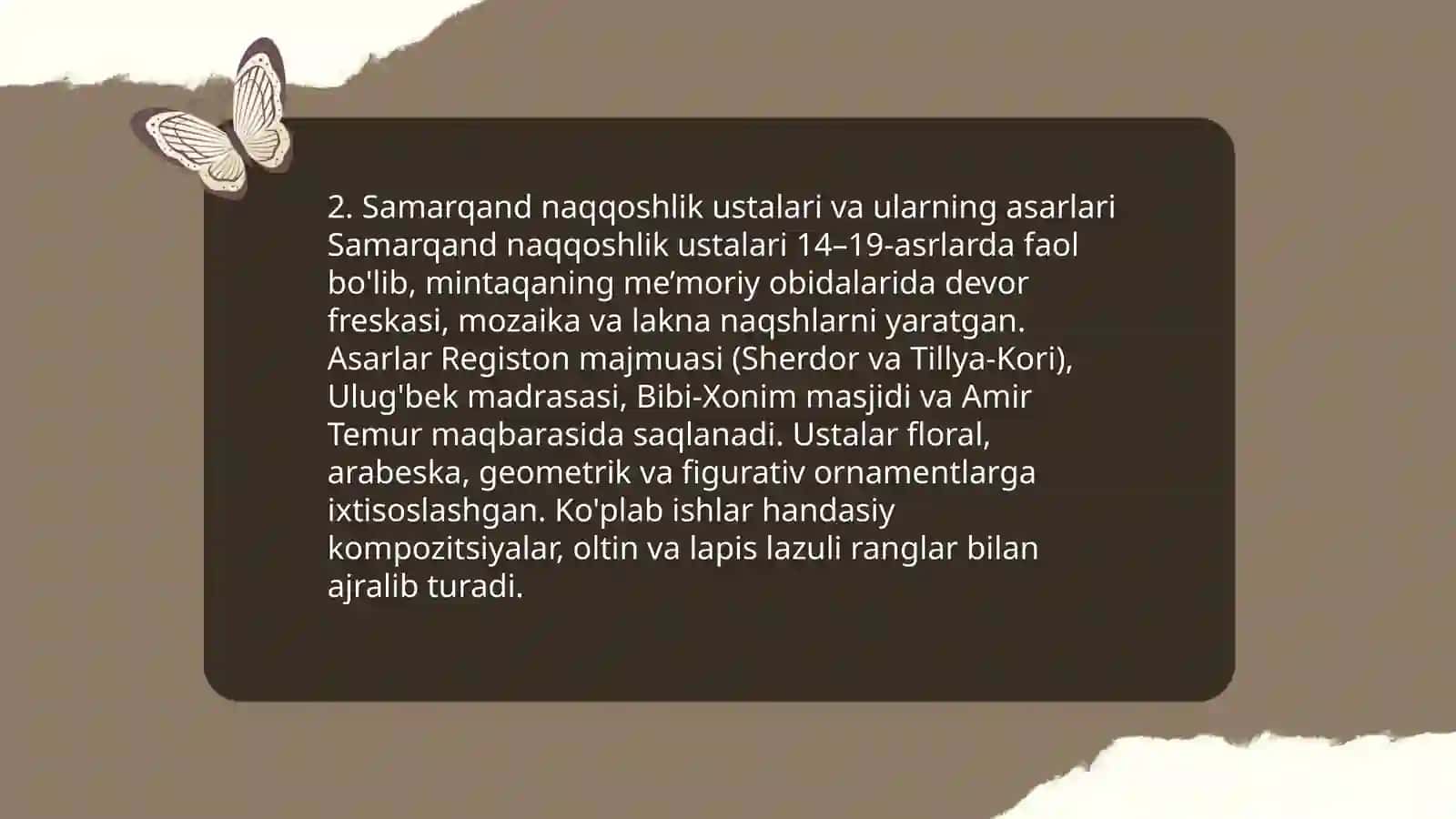Oʻzbek naqqoshlik maktabi namoyondalari 4