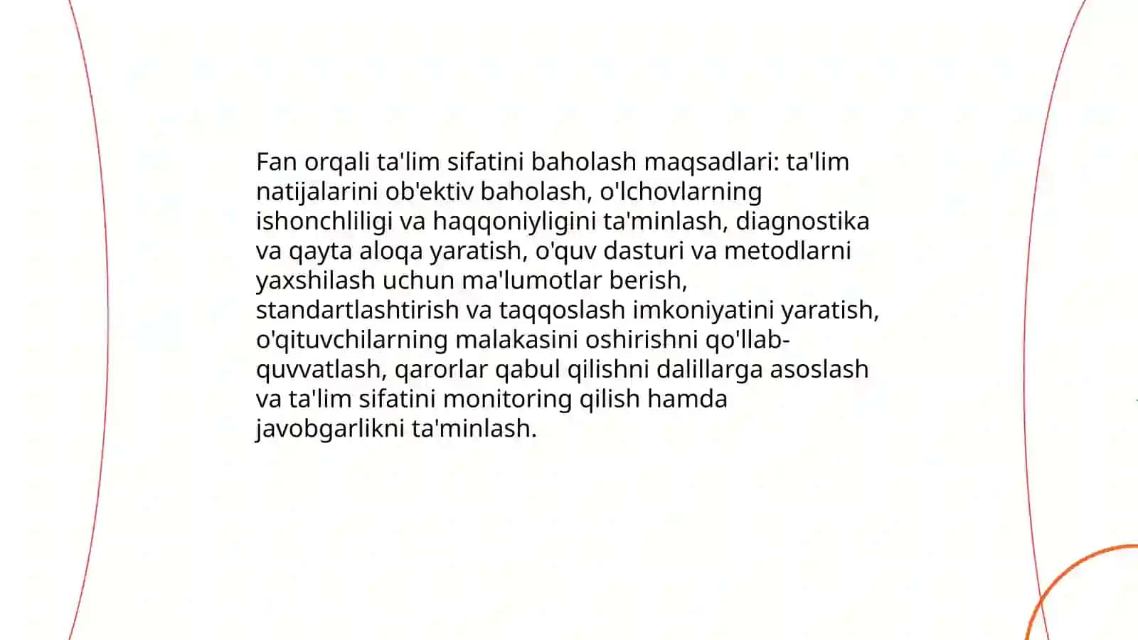 Pedagogik kvalimetriya fanining maqsadi va vazifalari 4