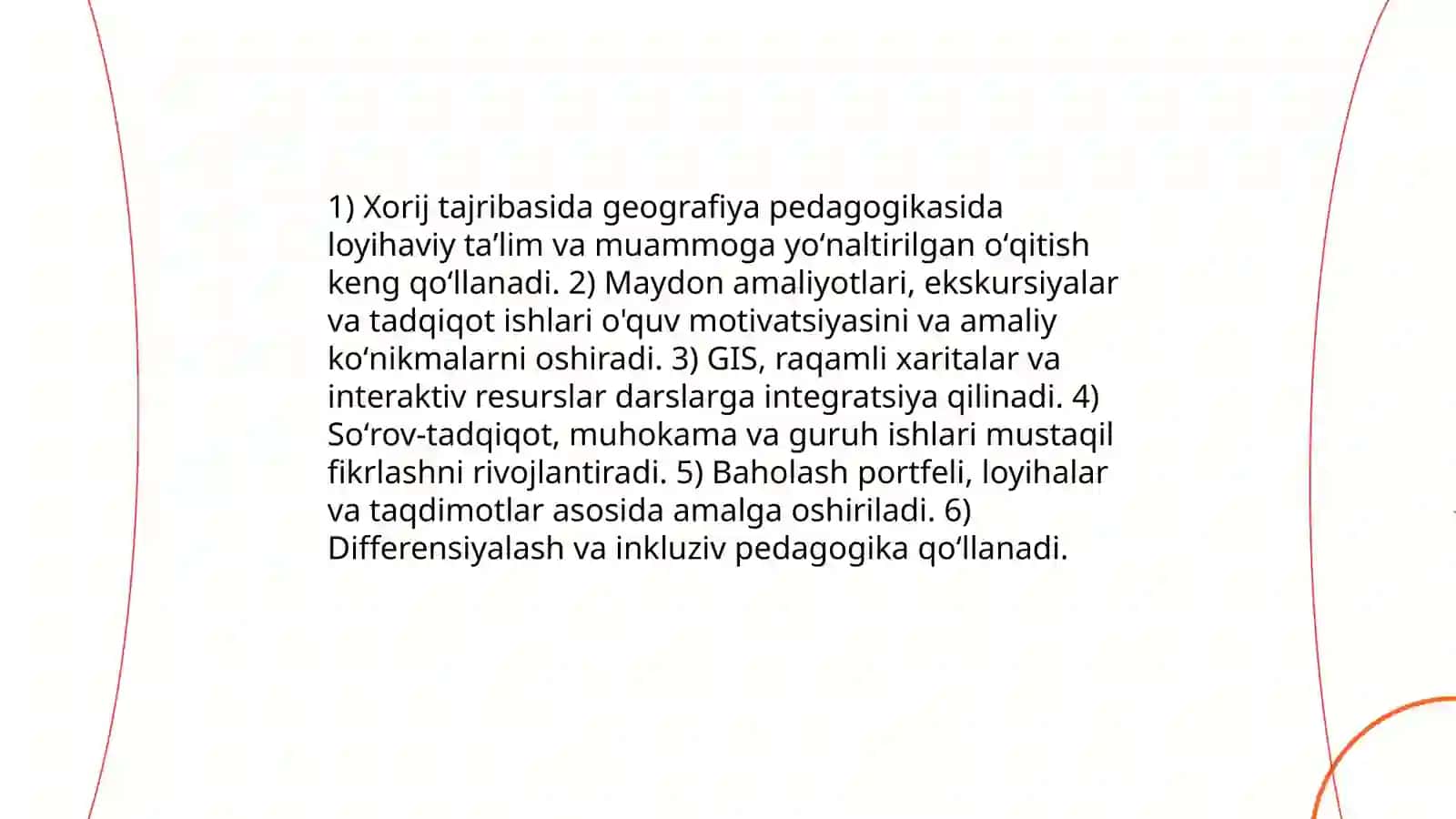 Xorijiy mamlakatlarda Geografiya ta'limi 4