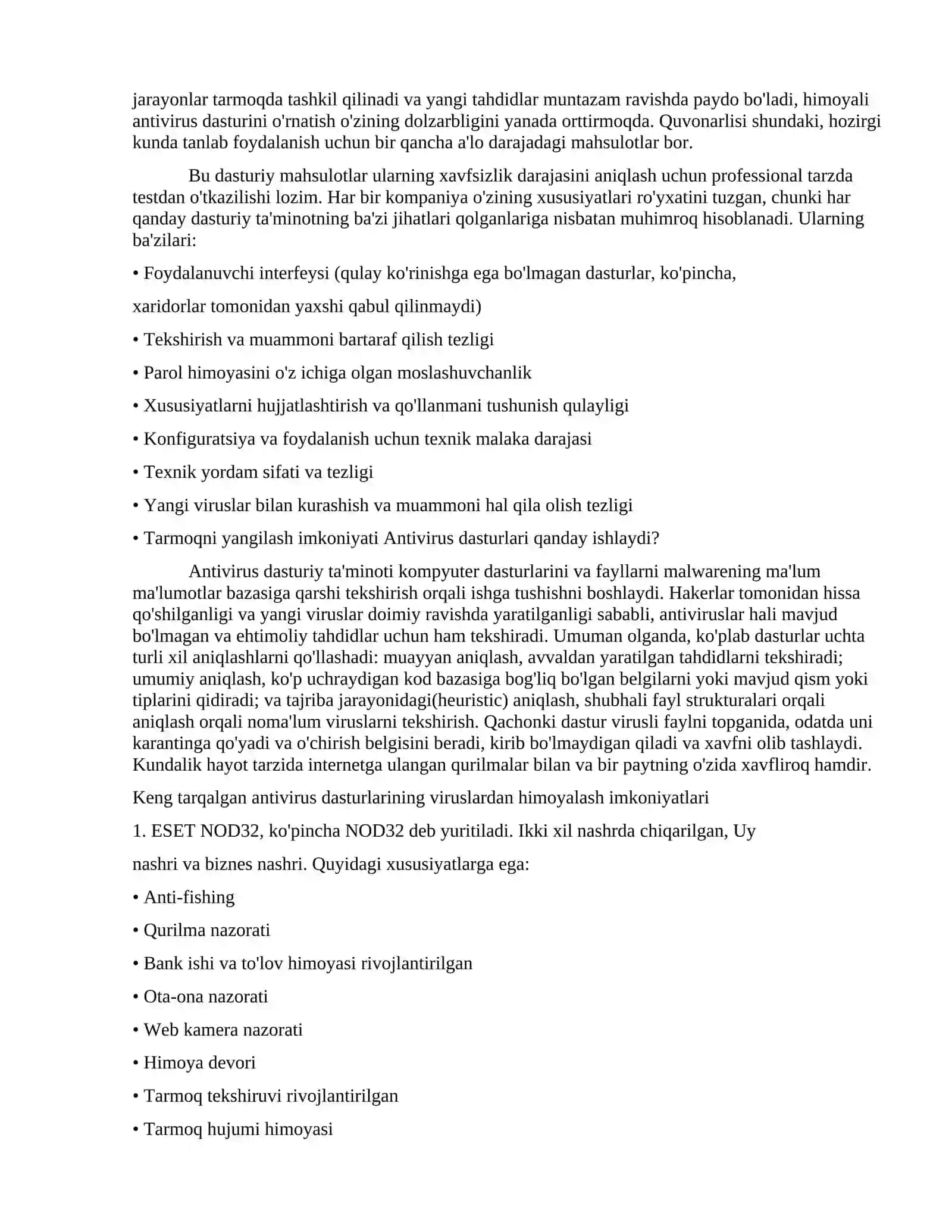 Mavzu: Kompyuter viruslaridan himoyalanish texnalogiyalari 4