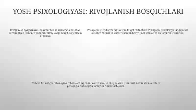 Yosh Va Pedagogik Psixologiya Fanining Tadqiqot Metodlari 4