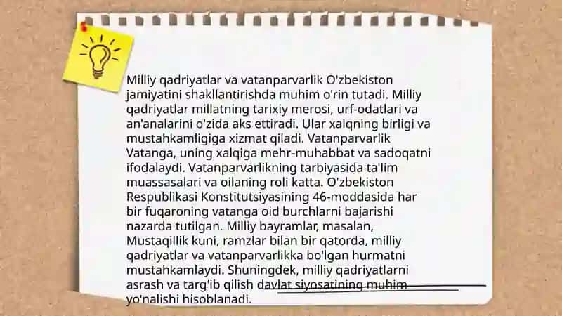 O’quvchilarda vatanparvarlik tuyg’ularini shakllantirish 4