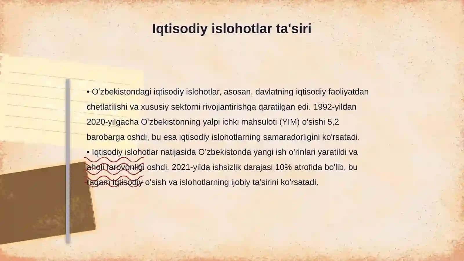 Oʻzbekistonda bozor iqtisodiyotiga oʻtish va mashinasozlik sanoati rivojlanishi 4