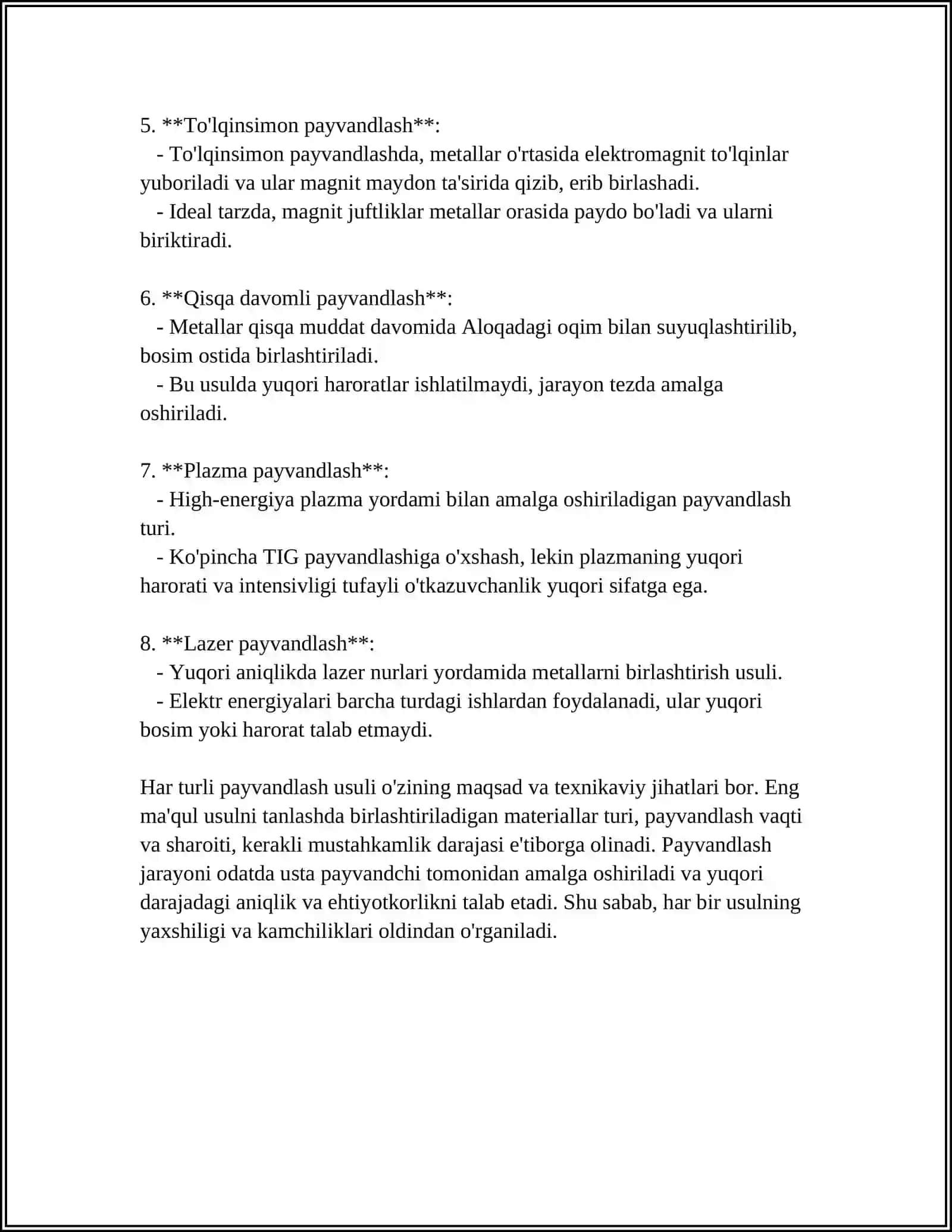 PAYVAND ZANJIRLAR QANDAY PULAT MARKALARIDA TAYORLANADI 4