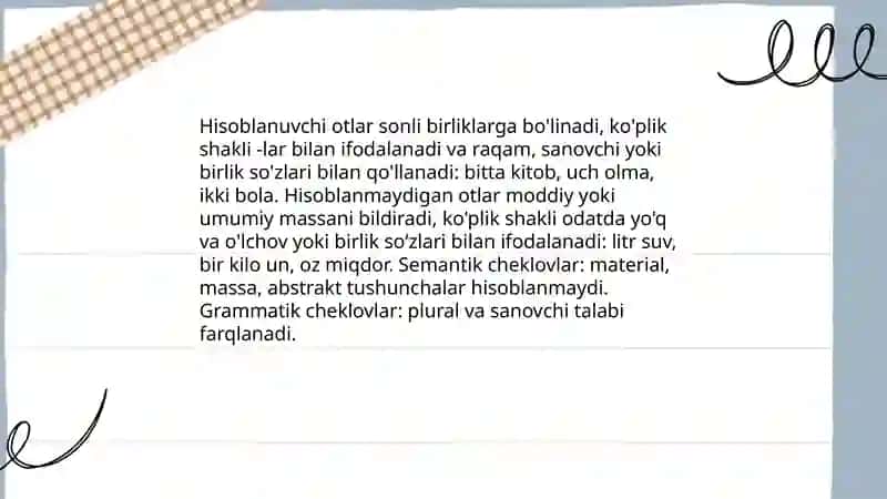 Otlarning aloqa munosabat shakllari yasalishi va tuzilishi jihatan turlari 4