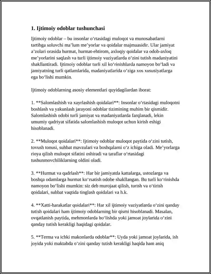 SHAYX MUHAMMAD SODIQ YUSUFNING "IJTIMOIY ODOBLAR "ASARIDA E'TIQOD VA TA'LIM UYĞUNLIGINING TALQINI MAVZUSIDA MUSTAQIL ISHI 4