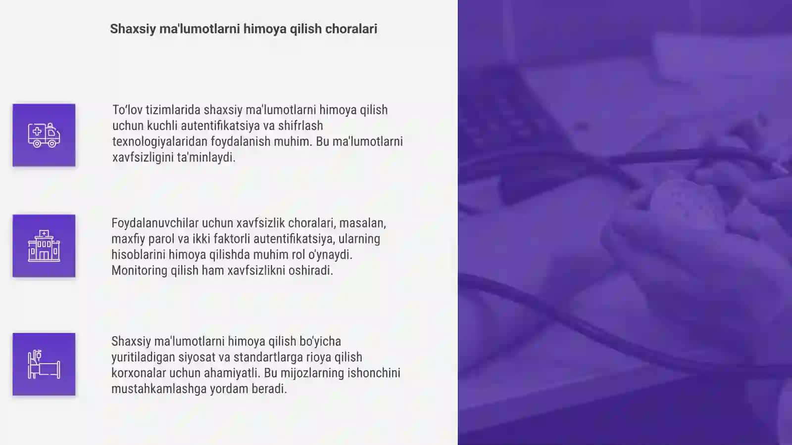 Toʻlov tizimlaridagi tranzaksiyalarni xavfsizligini kuchaytirish choralari 4