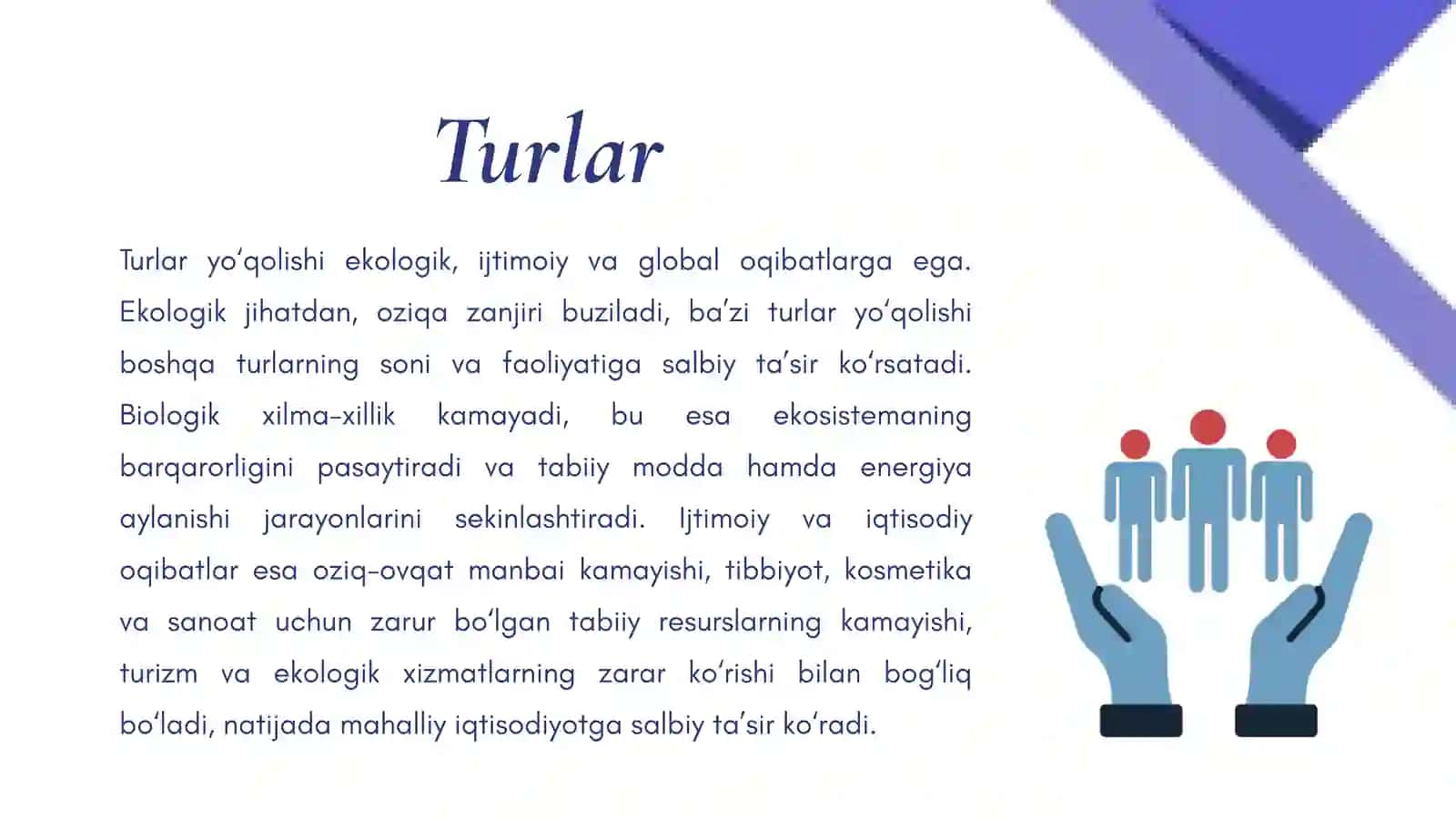 Turlar yo'qolishi 4