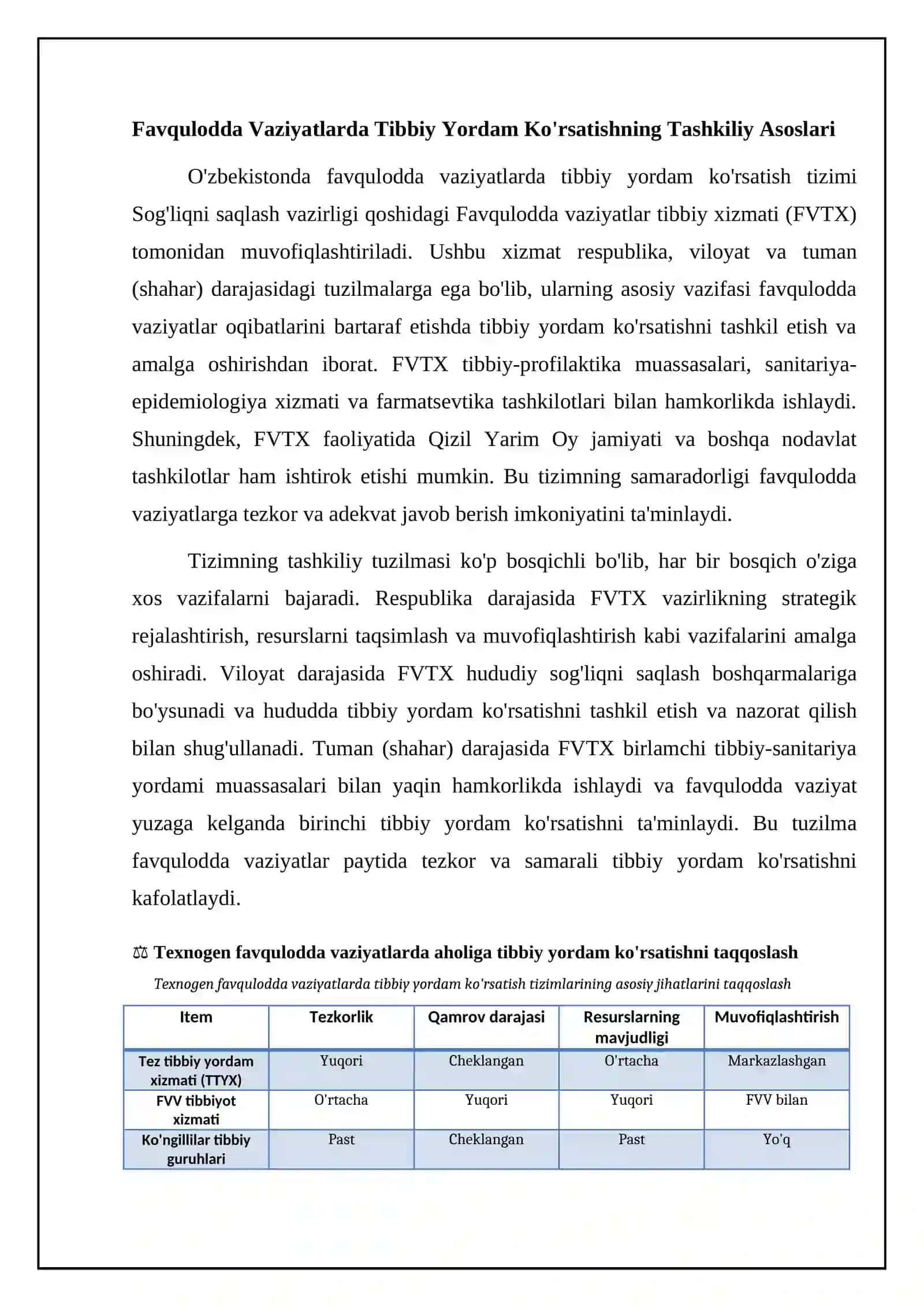 Texnogen xususiyatli favqulotda vaziyatlarda fuqorolarga tibbiy yordam 4