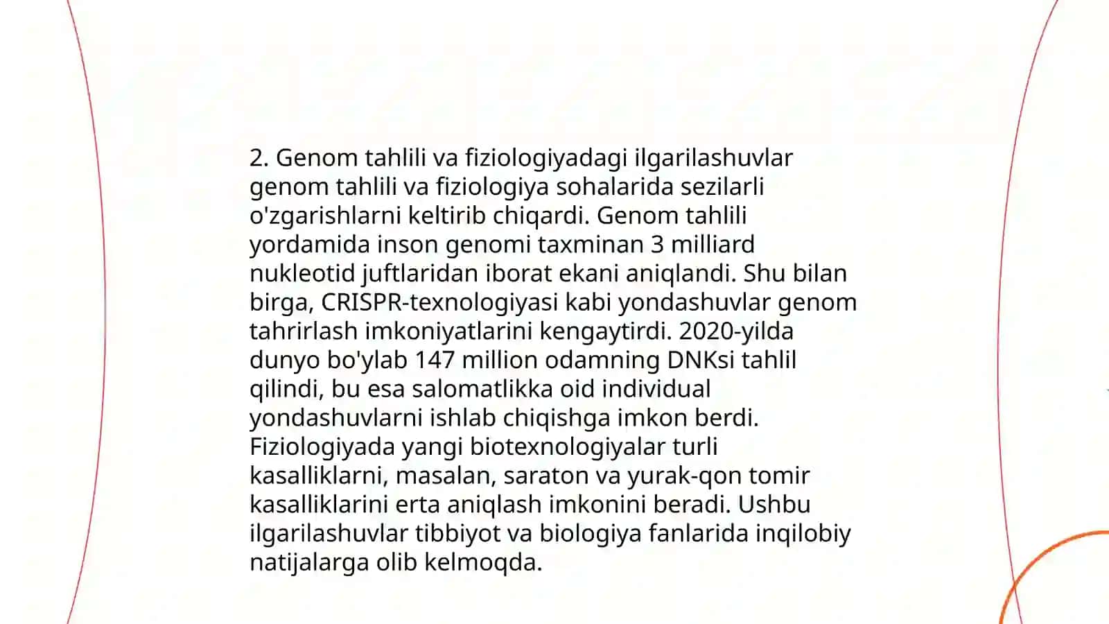 Fiziologiya fanining zamonaviy yutuqlari 4