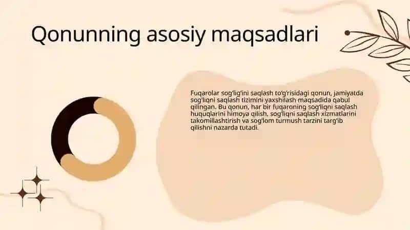 Fuqarolar sog‘lig‘ini saqlash to‘g‘risidagi qonunning mohiyati 4
