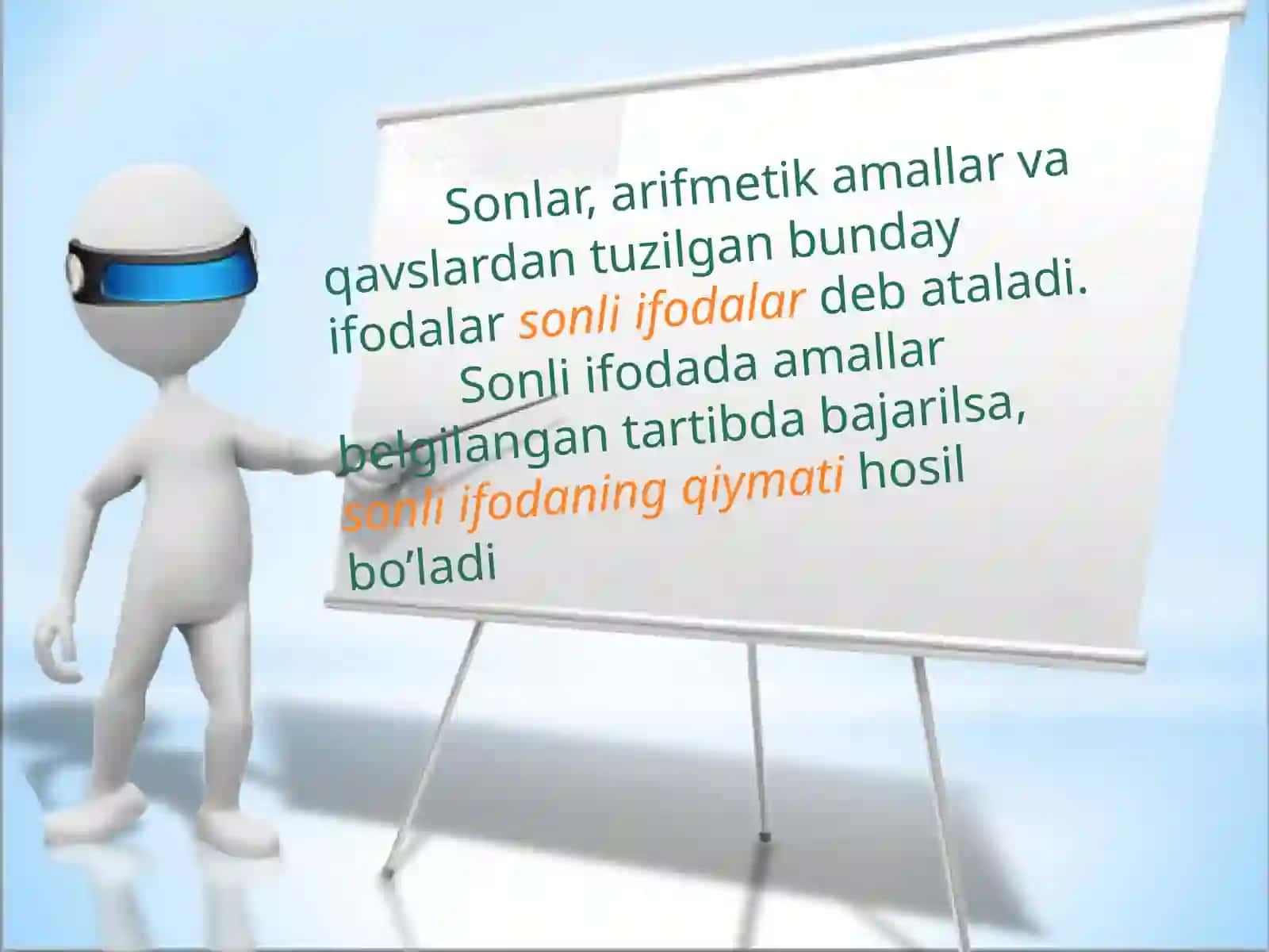 5-sinf. Sonli va harfli ifodalar 4