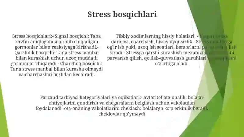 Tibbiyot Xodimlarida Emotsional Holatlarning O'Ziga Xosligi: Stress Va Uning Bosqichlarini Bartaraf Etish Yo'Llari 4