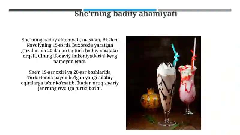 She'r matni tahlili 4