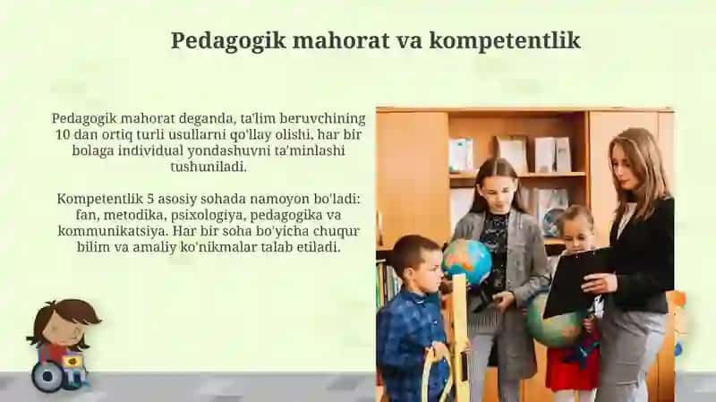 Maktabgacha ta'lim tashkiloti tarbiyachisi shaxsiga qoʻyilgan talablar 4