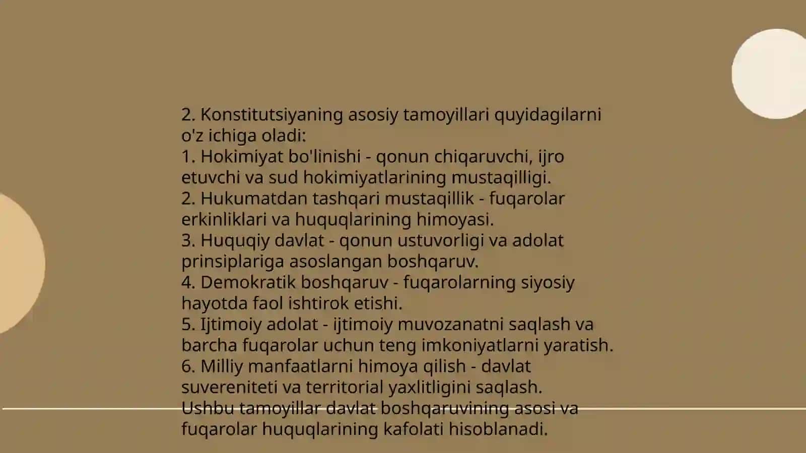Mustaqil O’zbekiston Respublikasi birinchi Konstitusiyasi va uning o'ziga xos jihatlari 4