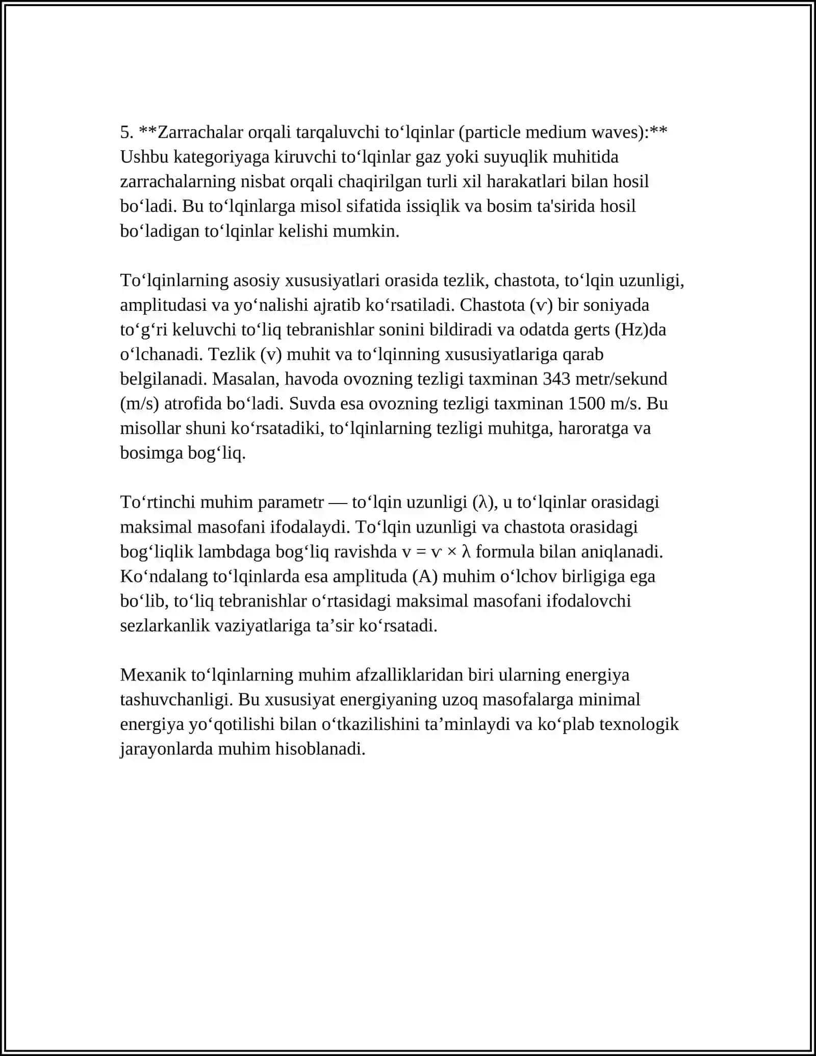 MEXANIK TOʻLQINLARNING INSON ORGANIZMGA TAʼSIRI 4