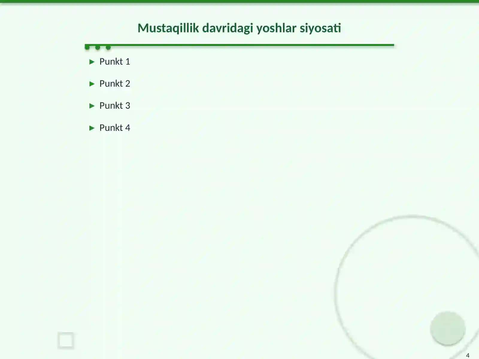 Yoshlar siyosatining tarixiy asoslari 4