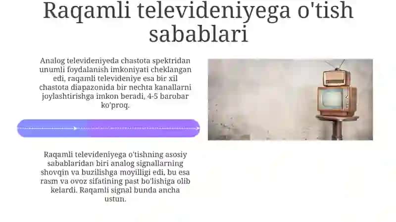 Analogdan raqamli televideniyega: evolyutsiya 4