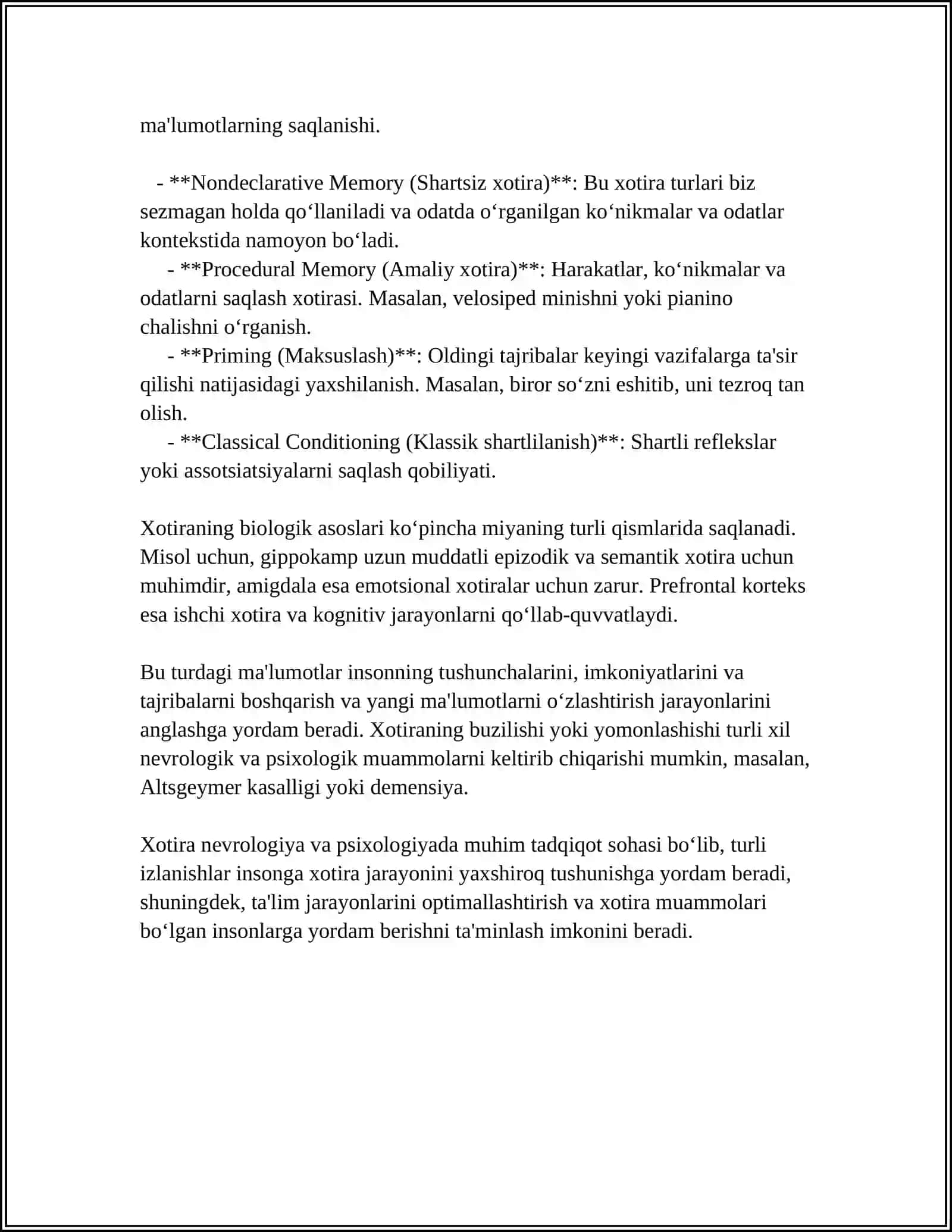 XOTIRANING FIZIOLOGIK ASOSLARI 4