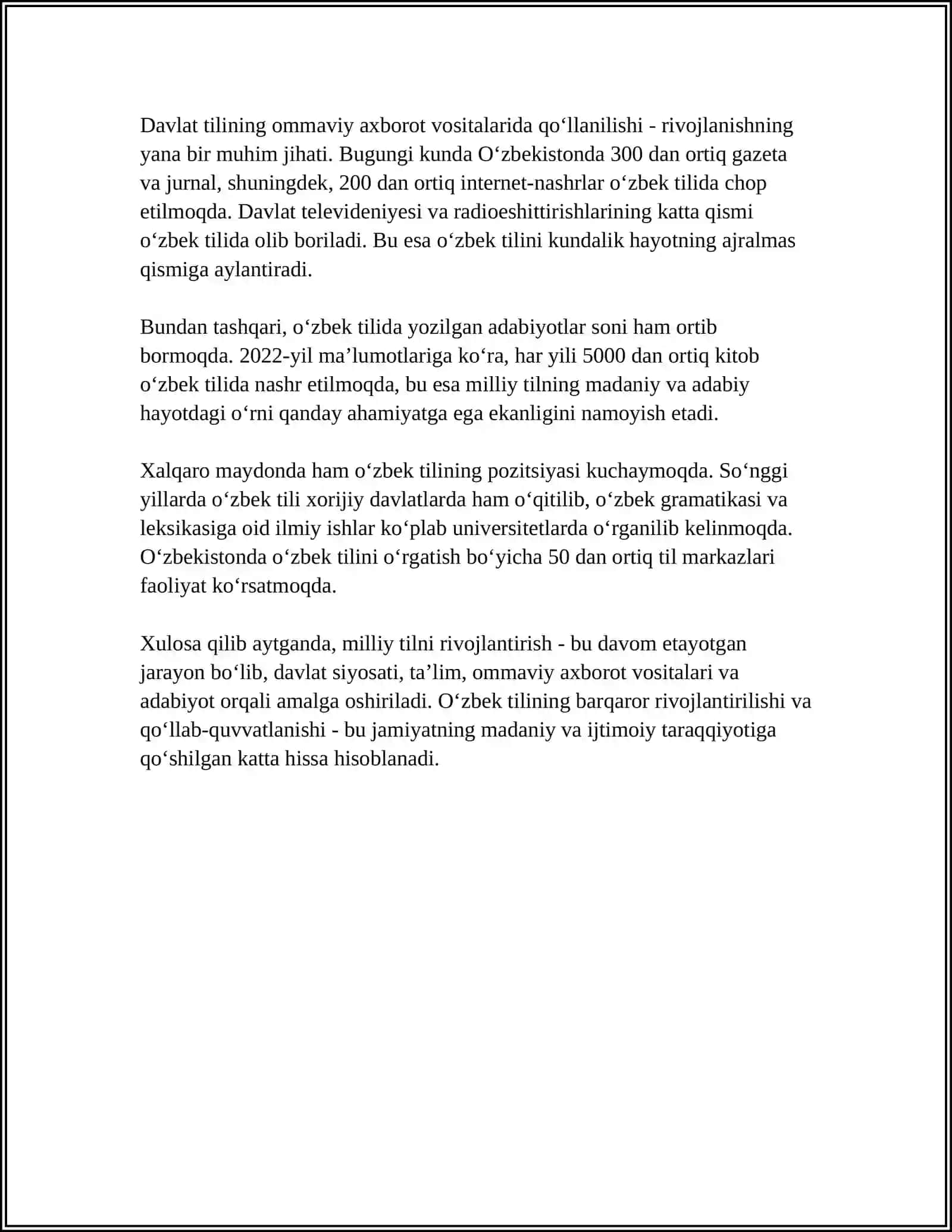 MILLIY TIL VA ADABIY TIL 4