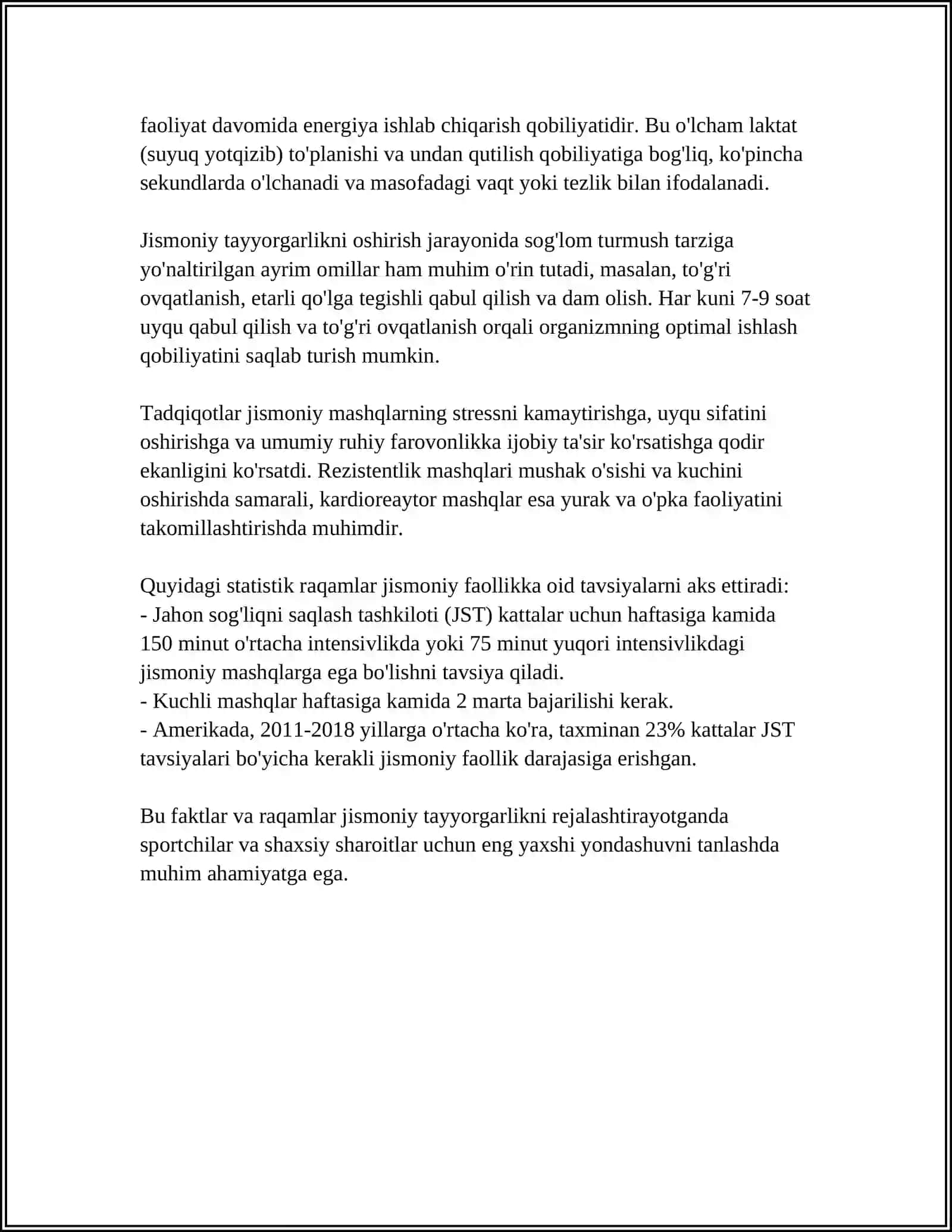YENGIL ATLETIKA SPORT TURIDA HARAKATLI OʻYINLAR YORDAMIDA HARAKAT SIFATLARINI RIVOJLANTIRISH 4