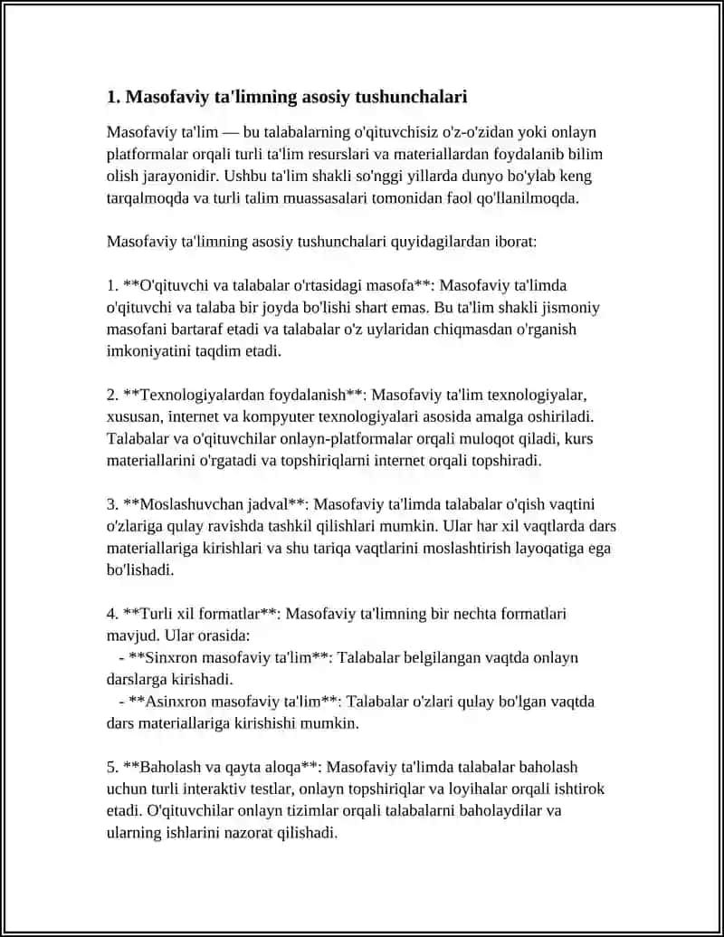 BOSHLANGʻICH TAʼLIMNI TAHLIL QILISHNING MASOFAVIY TAʼLIM TEXNOLOGIYASI 4