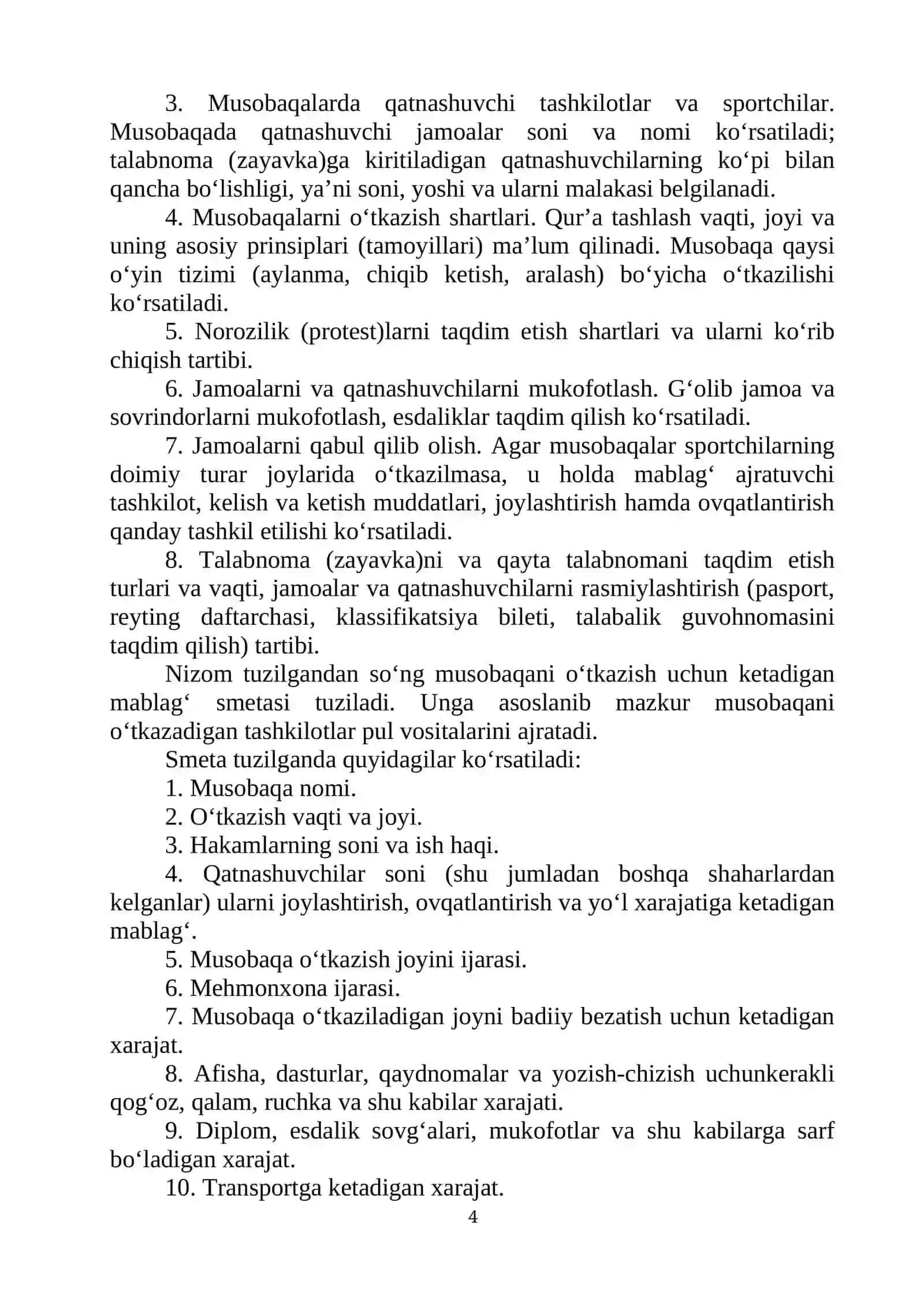 Basketbol Musobaqalarni Tashkil Etish va Hakamlik Qilish Nazariyasi 4