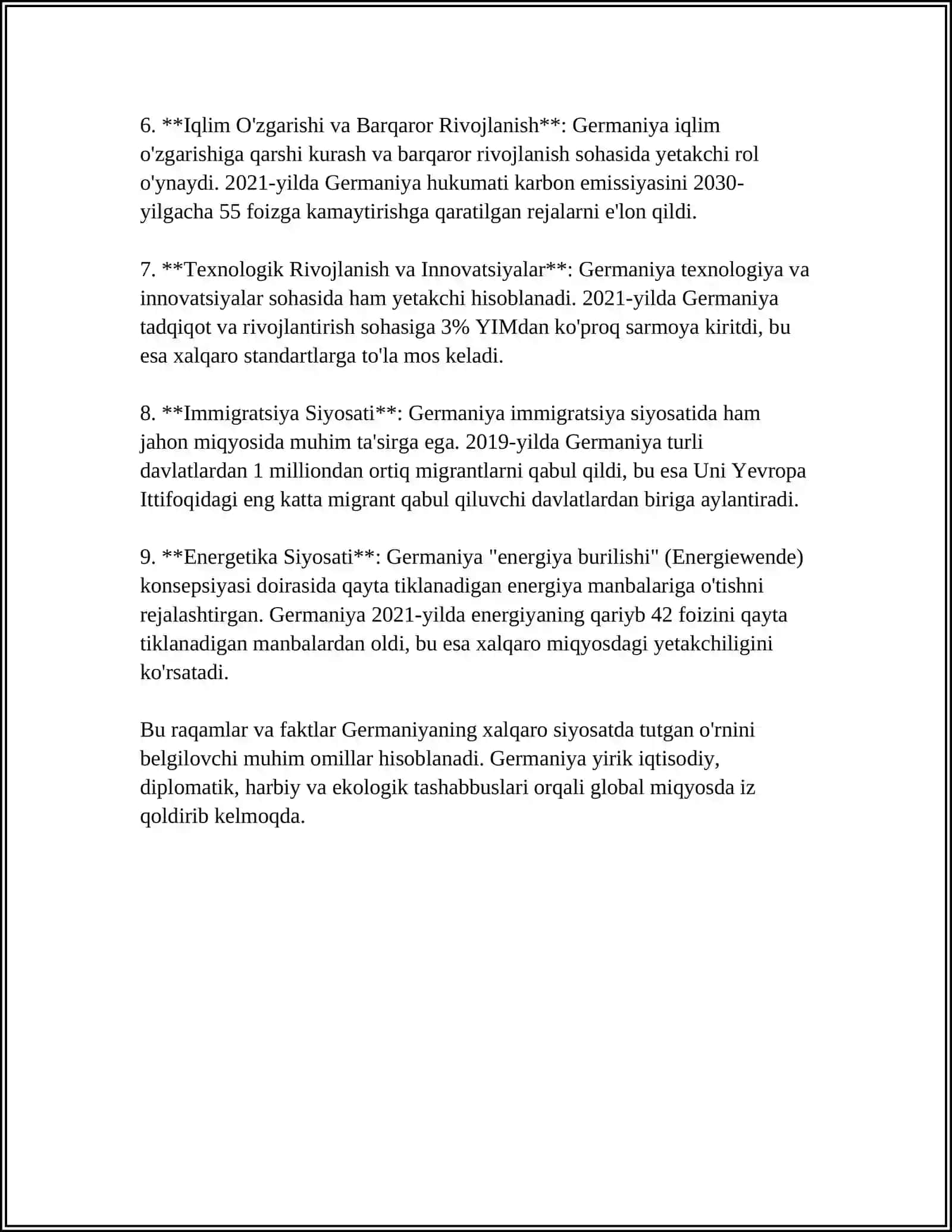 GERMANIYA SIYOSATI XALQARO MUNOSABATDAGI ROLI 4