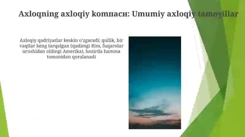 Insoniyat tarixida õzgarish va õzgarmas ahloqiy va estetik qadriyatlar 4
